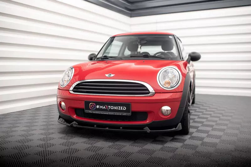 Maxton Design Frontlippe für Mini One R56 Hochglanz schwarz – Ansicht 1