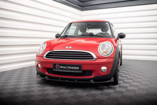 Maxton Design Frontlippe für Mini One R56 Hochglanz schwarz – Ansicht 1