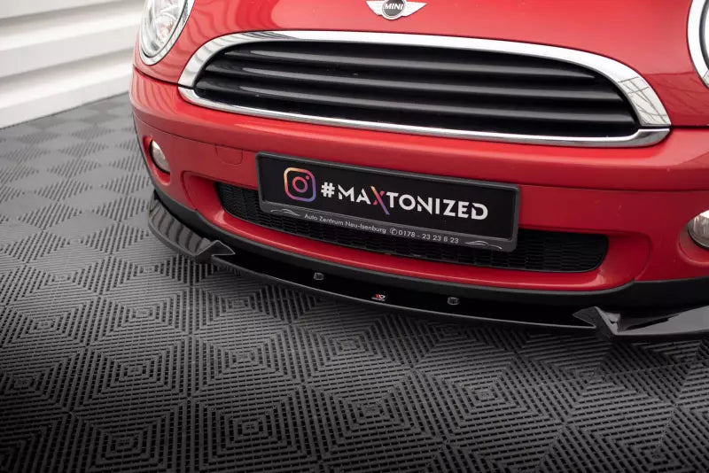 Maxton Design Frontlippe für Mini One R56 Hochglanz schwarz – Ansicht 3
