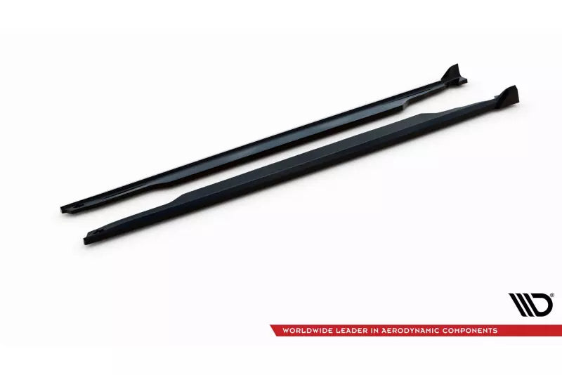 Maxton Design Seitenschweller (Paar) für Mini One R56 Hochglanz schwarz – Ansicht 4