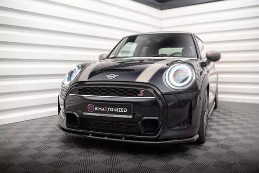 Maxton Design Frontlippe für Mini Cooper S F56 Facelift Hochglanz schwarz – Ansicht 1