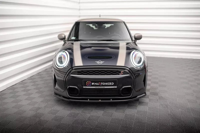 Maxton Design Frontlippe für Mini Cooper S F56 Facelift Hochglanz schwarz – Ansicht 2