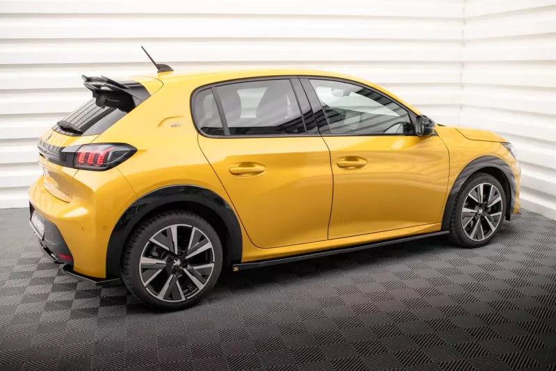 Maxton Design Seitenschweller (Paar) für Peugeot 208 GT Mk2 Hochglanz schwarz – Ansicht 2