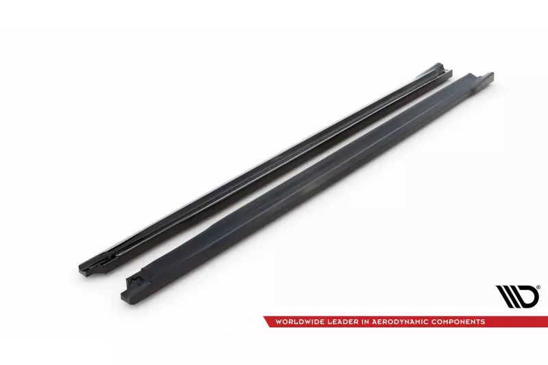 Maxton Design Seitenschweller (Paar) für Peugeot 208 GT Mk2 Hochglanz schwarz – Ansicht 4