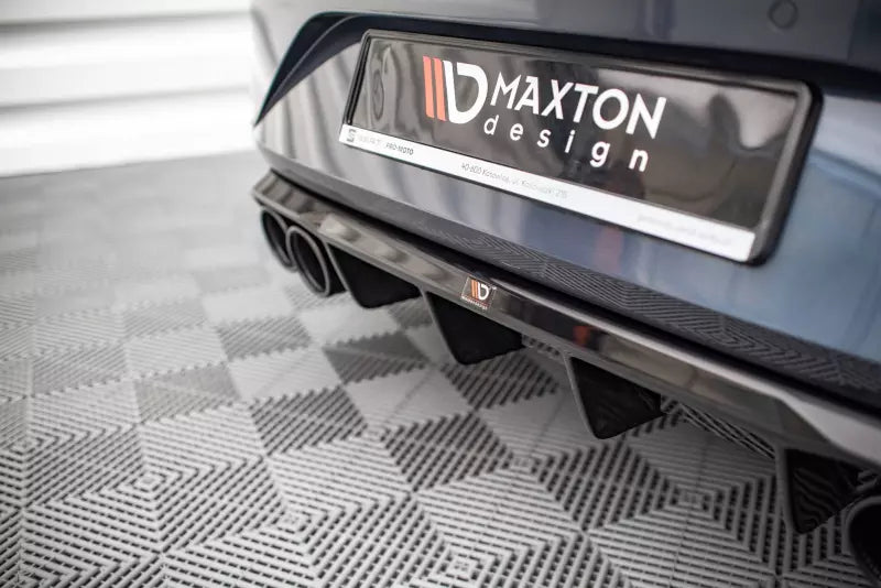 Maxton Design Heckdiffusor mit Sportauspuff Attrappe Chrom für Seat Leon FR Hatchback Mk4 – Ansicht 3