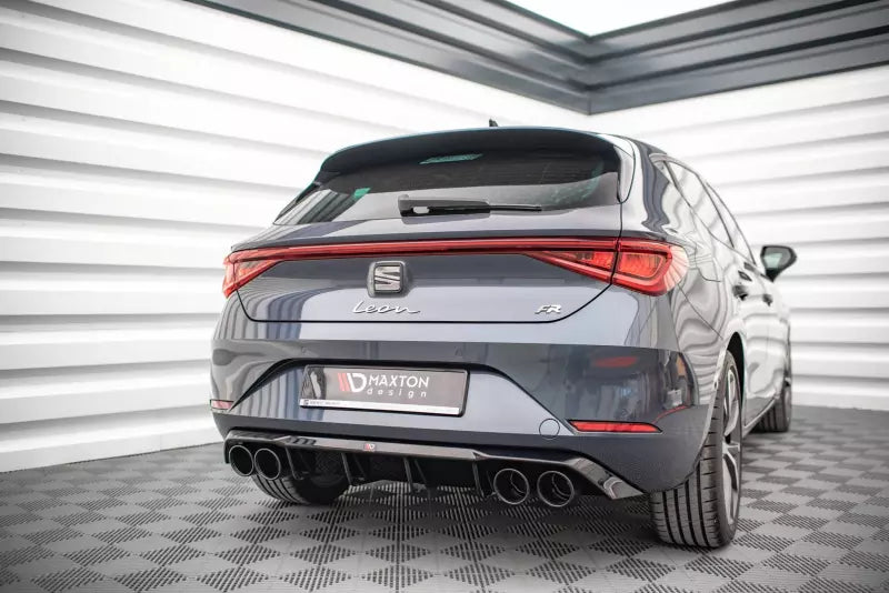 Maxton Design Heckdiffusor mit Sportauspuff Attrappe Chrom für Seat Leon FR Hatchback Mk4 – Ansicht 4