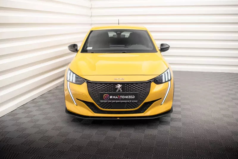 Maxton Design Street Pro Frontlippe für Peugeot 208 GT Mk2 schwarz matt – Ansicht 1