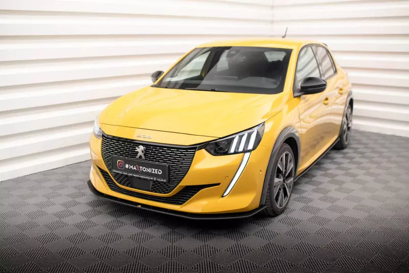 Maxton Design Street Pro Frontlippe für Peugeot 208 GT Mk2 schwarz matt – Ansicht 3