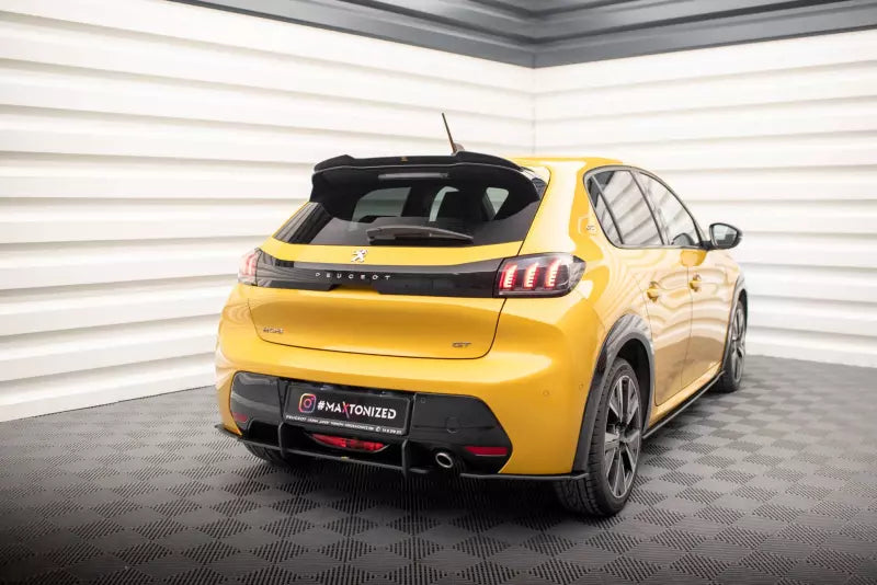 Maxton Design Street Pro Heckdiffusor für Peugeot 208 GT Mk2 Schwarz – Ansicht 2