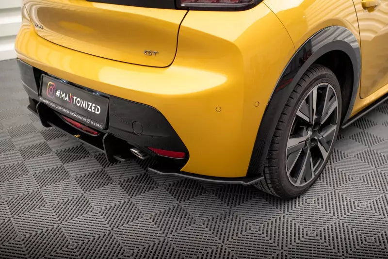 Maxton Design Street Pro Heckdiffusor für Peugeot 208 GT Mk2 Schwarz – Ansicht 3