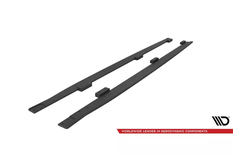 Maxton Design Street Pro Seitenschweller (Paar) für Peugeot 208 GT Mk2 schwarz matt – Ansicht 4