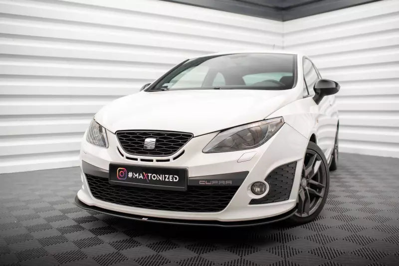 Maxton Design Street Pro Frontlippe für Seat Ibiza Sport Coupe Mk4 schwarz matt – Ansicht 1