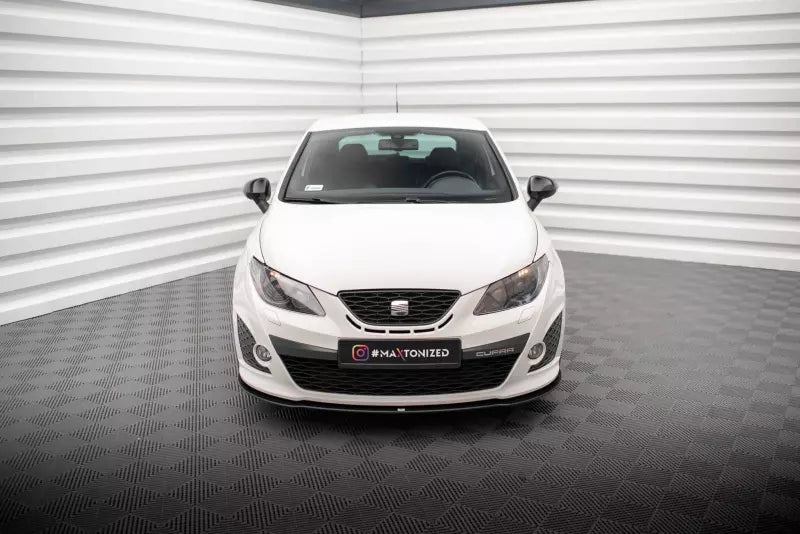 Maxton Design Street Pro Frontlippe für Seat Ibiza Sport Coupe Mk4 schwarz matt – Ansicht 2