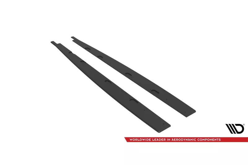 Maxton Design Street Pro Seitenschweller (Paar) für Seat Ibiza Sport Coupe Mk4 schwarz matt – Ansicht 4