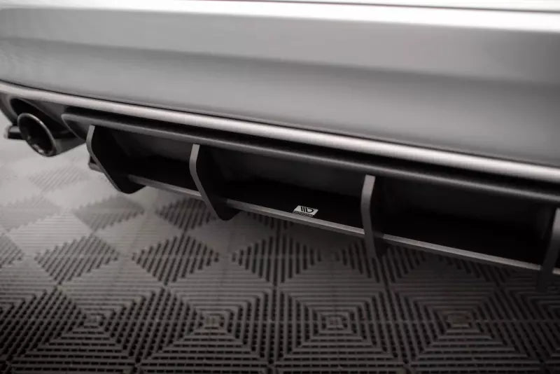 Maxton Design Street Pro Heckdiffusor für Volvo XC60 R-Design Mk1 Facelift 2013-2017 Schwarz – Ansicht 4