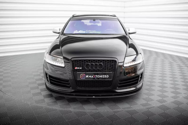 Maxton Design Street Pro Frontlippe für Audi RS6 Avant C6 – Ansicht 1