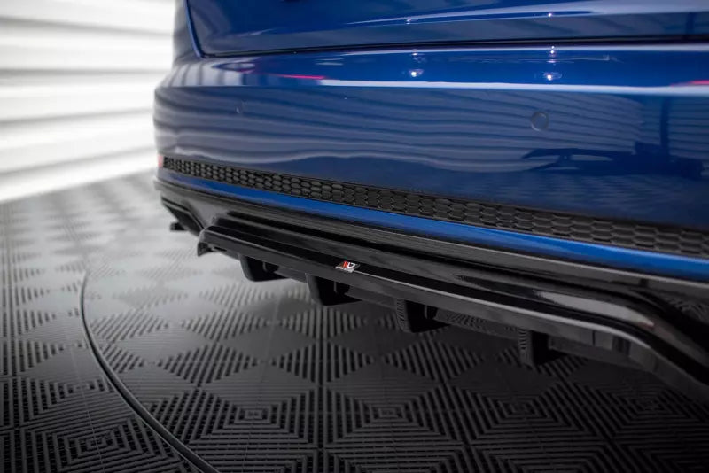 Maxton Design Heckdiffusor DTM Look für Audi A4 Competition B9 Hochglanz schwarz – Ansicht 3