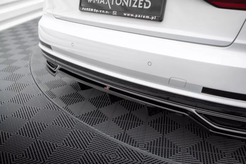 Maxton Design Heckdiffusor DTM Look für Audi A8 S-Line D5 Hochglanz schwarz – Ansicht 2