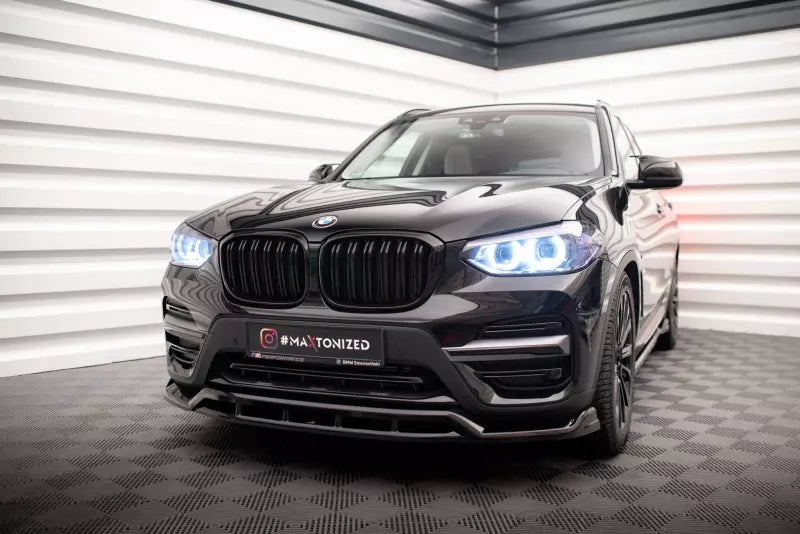 Maxton Design Frontlippe für BMW X3 G01 Hochglanz schwarz – Ansicht 1