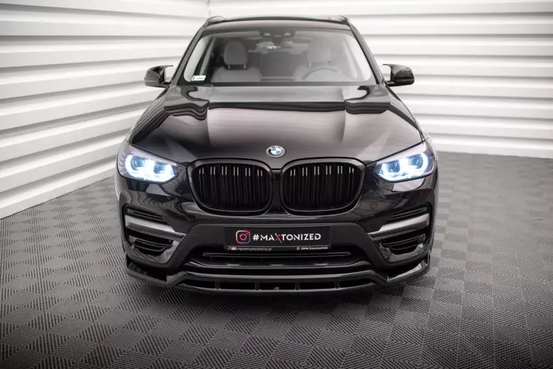Maxton Design Frontlippe für BMW X3 G01 Hochglanz schwarz – Ansicht 2