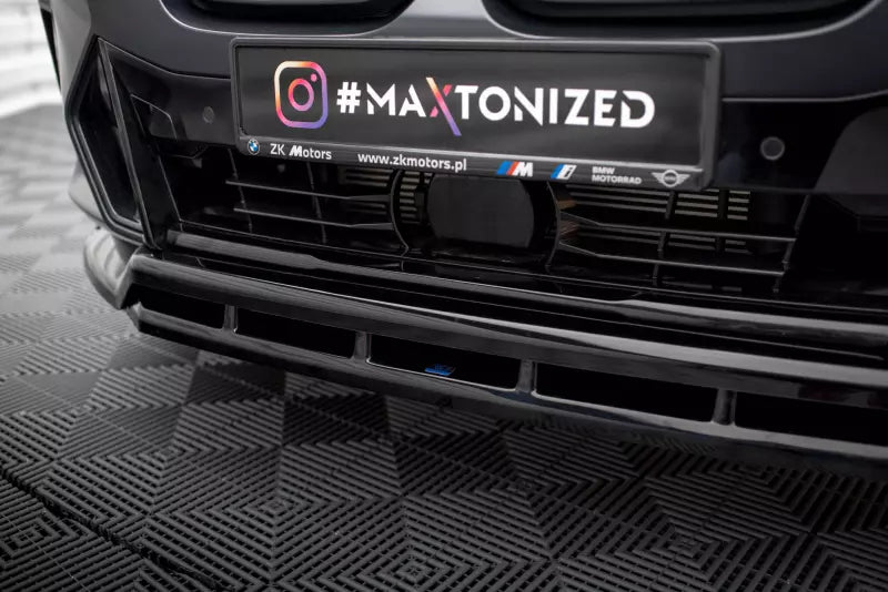 Maxton Design Frontlippe für BMW X3 M-Paket G01 Facelift Hochglanz schwarz – Ansicht 3