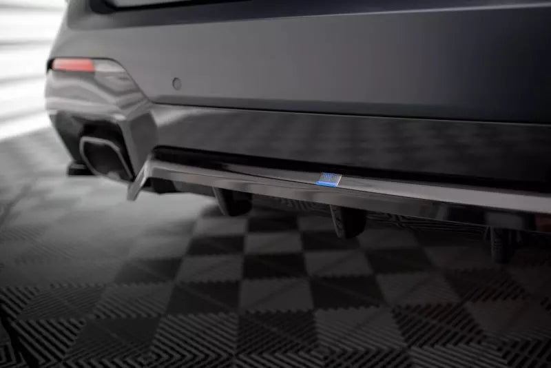 Maxton Design Heckdiffusor DTM Look für BMW X3 M-Paket G01 Facelift Hochglanz schwarz – Ansicht 2