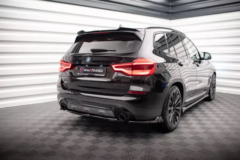 Maxton Design Heckdiffusor DTM Look für BMW X3 G01 Hochglanz schwarz – Ansicht 3