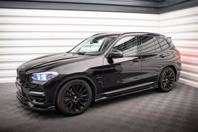 Maxton Design Seitenschweller (Paar) für BMW X3 G01 Hochglanz schwarz – Ansicht 2