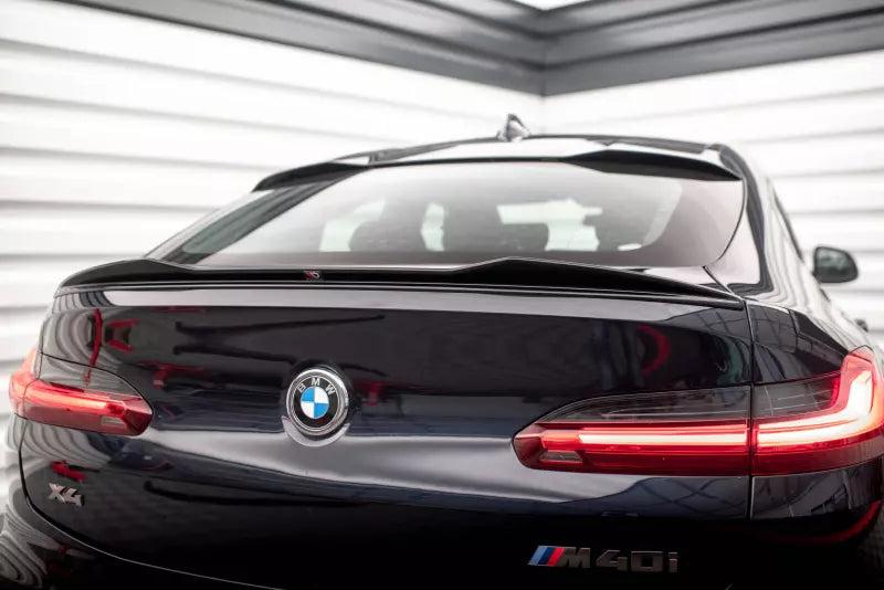 Maxton Design Heckspoiler Lippe für BMW X4 M-Paket G02 Hochglanz schwarz – Ansicht 1