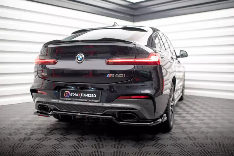 Maxton Design Heckspoiler Lippe für BMW X4 M-Paket G02 Hochglanz schwarz – Ansicht 3