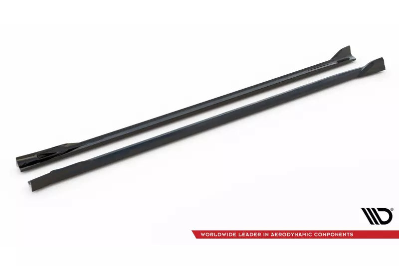Maxton Design Seitenschweller (Paar) V.2 für BMW X4 M-Paket G02 Hochglanz schwarz – Ansicht 4