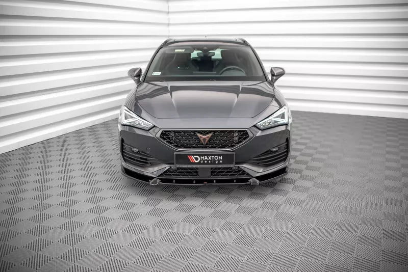 Maxton Design Frontlippe für Cupra Leon Hochglanz schwarz – Ansicht 2