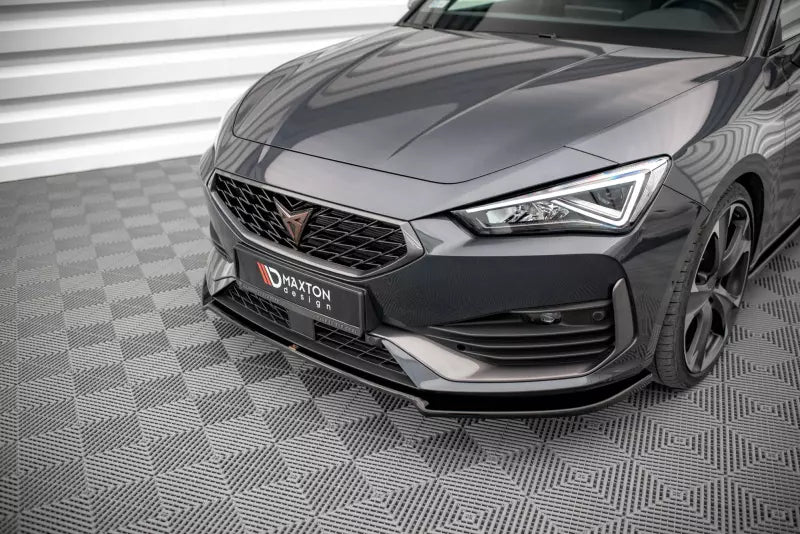 Maxton Design Frontlippe V.2 für Cupra Leon Hochglanz schwarz – Ansicht 1