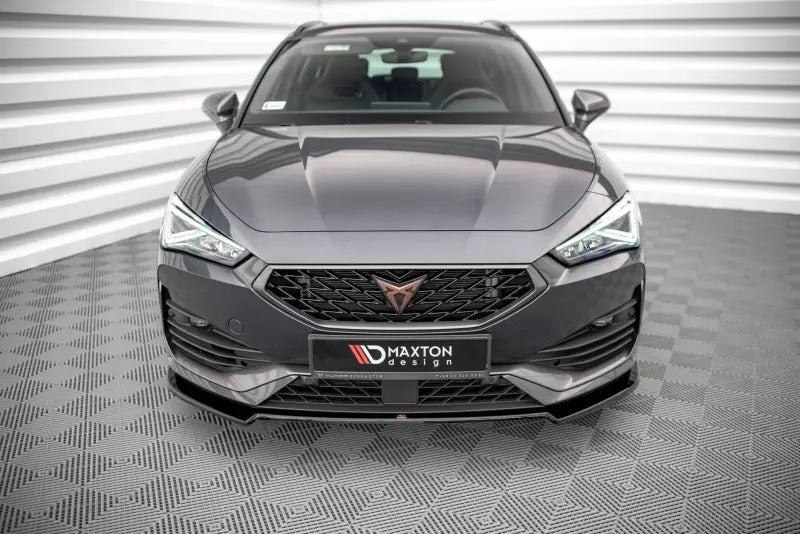 Maxton Design Frontlippe V.2 für Cupra Leon Hochglanz schwarz – Ansicht 2