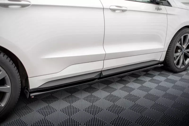 Maxton Design Seitenschweller (Paar) für Ford Edge Sport Mk2 Hochglanz schwarz – Ansicht 1