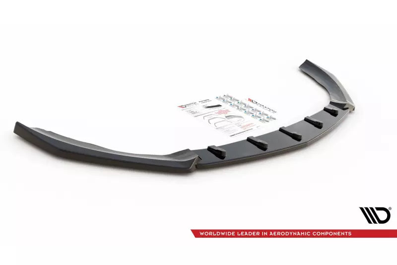 Maxton Design Frontlippe V.4 für Mercedes A35 AMG / AMG-Line W177 Hochglanz schwarz – Ansicht 4