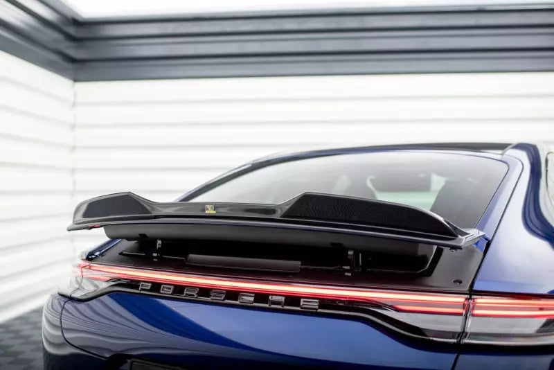 Maxton Design Heckspoiler Lippe für Porsche Panamera E-Hybrid 971 Facelift Hochglanz schwarz – Ansicht 1