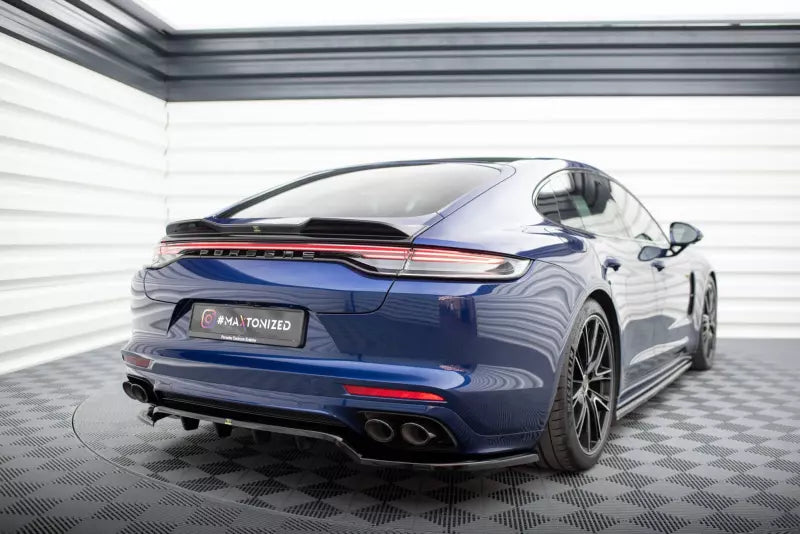 Maxton Design Heckspoiler Lippe für Porsche Panamera E-Hybrid 971 Facelift Hochglanz schwarz – Ansicht 2
