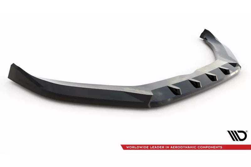 Maxton Design Frontlippe V.2 für Porsche Panamera E-Hybrid 971 Facelift Hochglanz schwarz – Ansicht 4