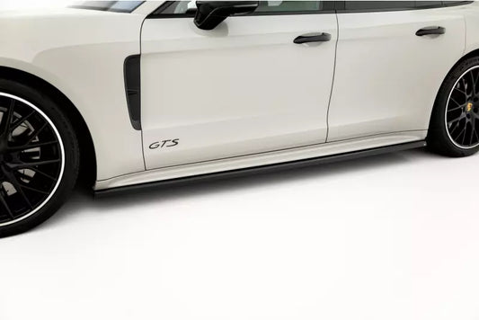 Maxton Design Seitenschweller (Paar) für Porsche Panamera E-Hybrid 971 Facelift Hochglanz schwarz – Ansicht 1