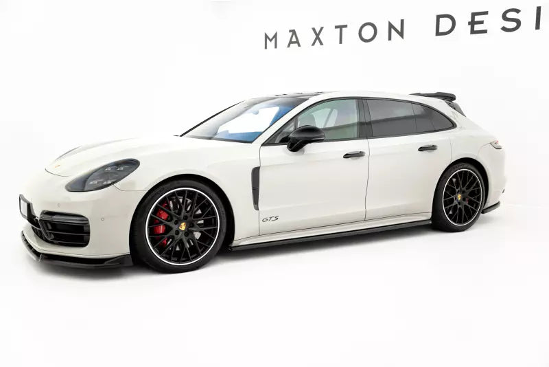 Maxton Design Seitenschweller (Paar) für Porsche Panamera E-Hybrid 971 Facelift Hochglanz schwarz – Ansicht 2