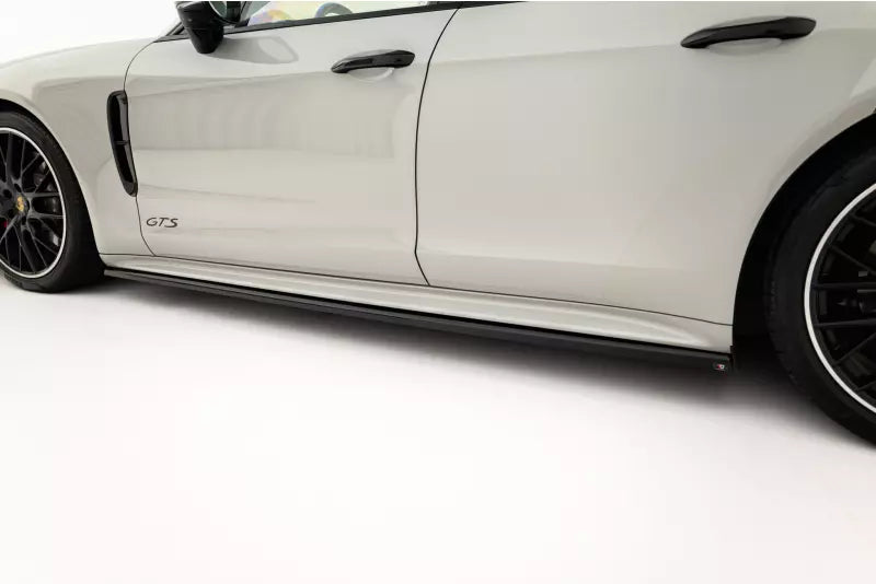 Maxton Design Seitenschweller (Paar) für Porsche Panamera E-Hybrid 971 Facelift Hochglanz schwarz – Ansicht 3