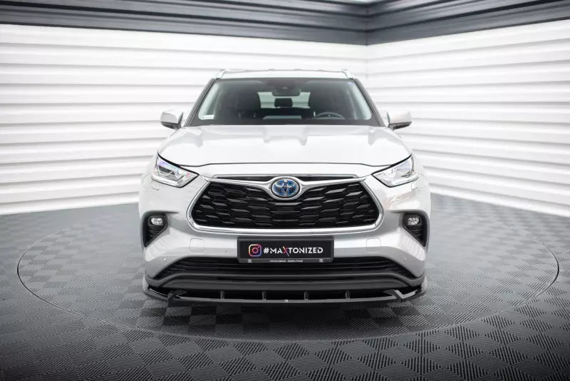 Maxton Design Frontlippe für Toyota Highlander Mk4 Hochglanz schwarz – Ansicht 2