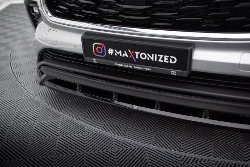 Maxton Design Frontlippe für Toyota Highlander Mk4 Hochglanz schwarz – Ansicht 3