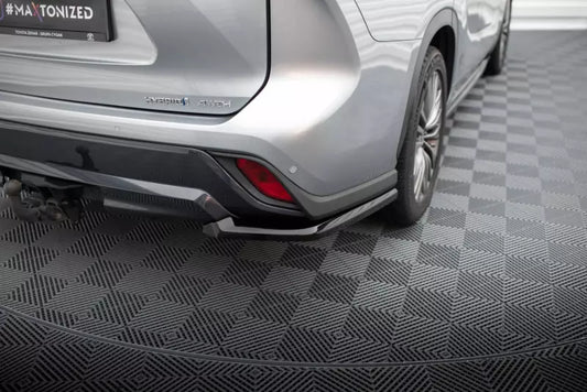 Maxton Design Diffusor Flaps für Toyota Highlander Mk4 Hochglanz schwarz – Ansicht 1