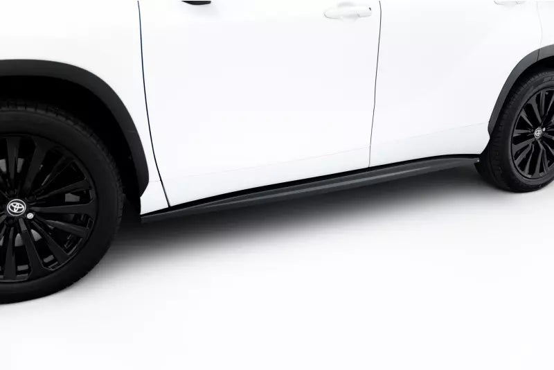 Maxton Design Seitenschweller (Paar) für Toyota Highlander Mk4 Hochglanz schwarz – Ansicht 1
