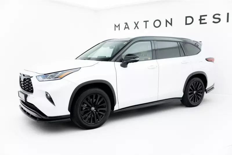 Maxton Design Seitenschweller (Paar) für Toyota Highlander Mk4 Hochglanz schwarz – Ansicht 2