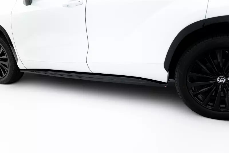 Maxton Design Seitenschweller (Paar) für Toyota Highlander Mk4 Hochglanz schwarz – Ansicht 3