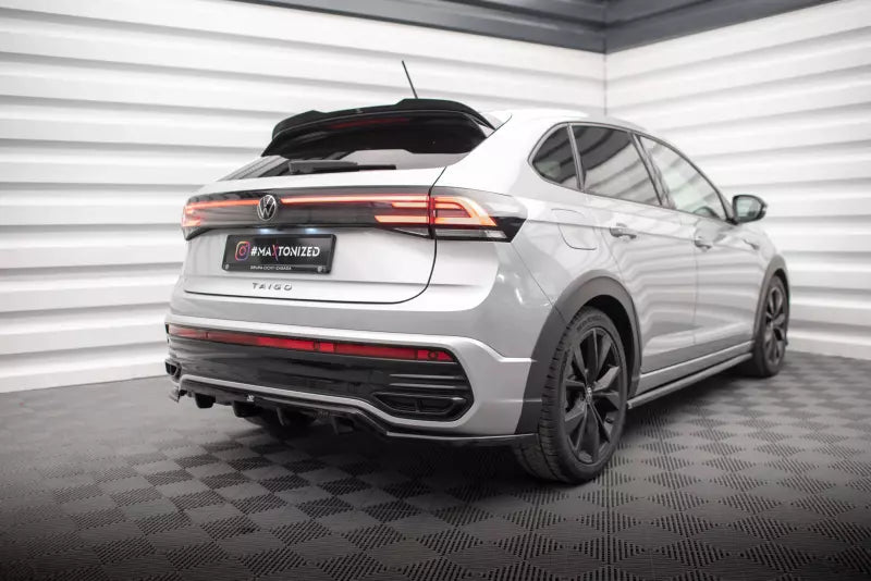 Maxton Design Heckdiffusor DTM Look für Volkswagen Taigo R-Line Mk1 Hochglanz schwarz – Ansicht 3