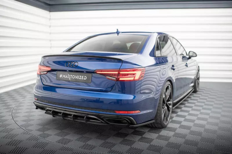 Maxton Design Street Pro Heckdiffusor für Audi A4 Competition B9 Schwarz – Ansicht 1